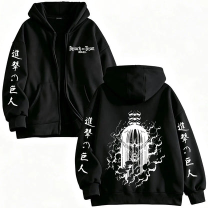 Eren Yeager Zip Up Hoodies