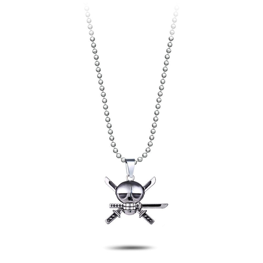 one piece silver necklace
