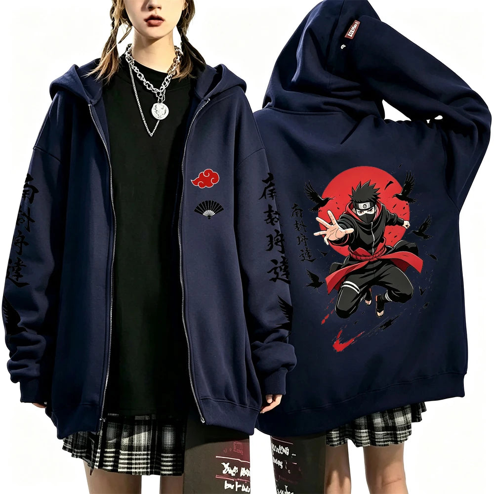 Obito Zip Up Hoodie