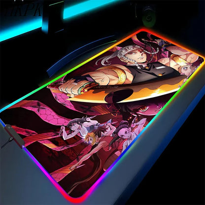 demon slayer glowing mat