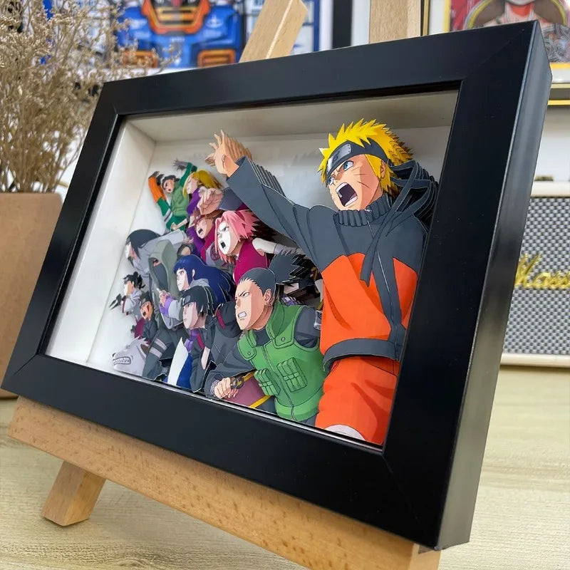 naruto 3d art piece