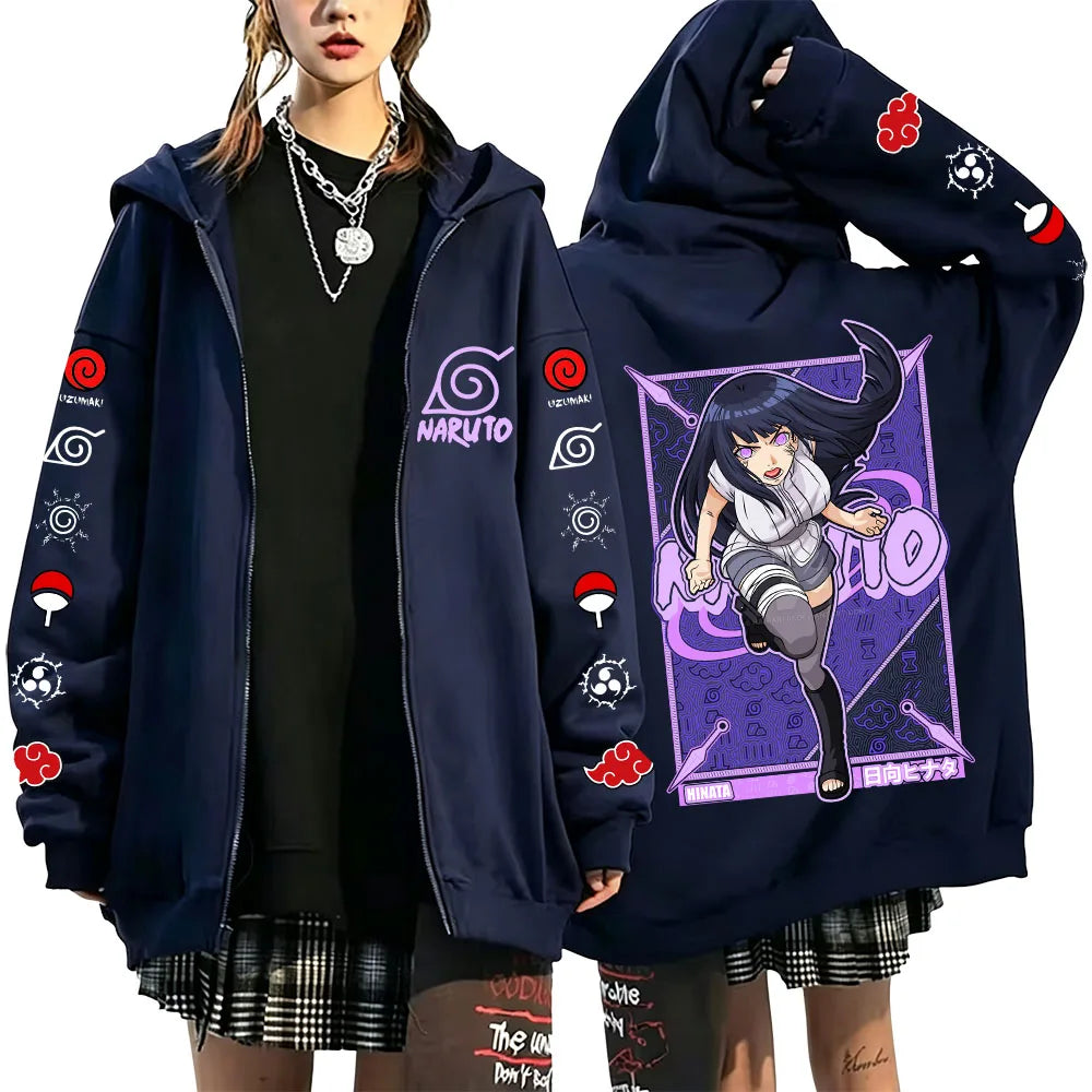Hinata Zip Up Hoodie