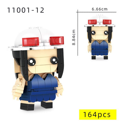 one piece building blocks characters