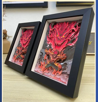 naruto 3d art piece