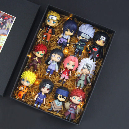 12-Piece naruto mini figure Set