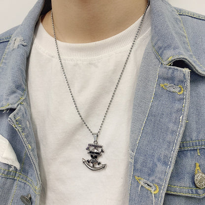 one piece silver necklace