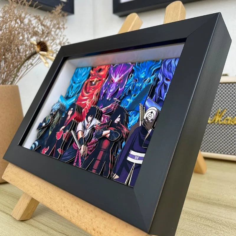 naruto 3d art piece