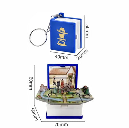 3D one piece Ship Keychain