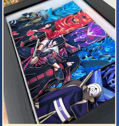 naruto 3d art piece