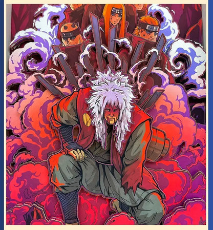 naruto 3d art piece