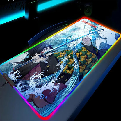 demon slayer glowing mat