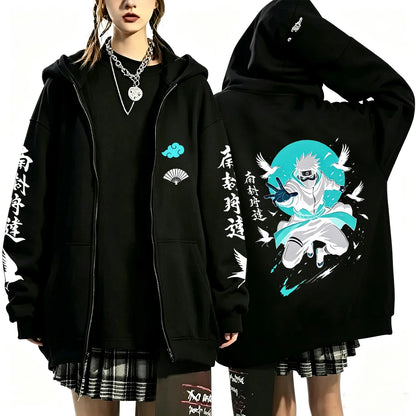 Obito Zip Up Hoodie