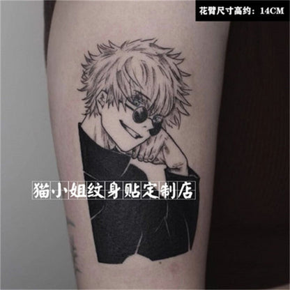 jujutsu kaisen temporary tattoo