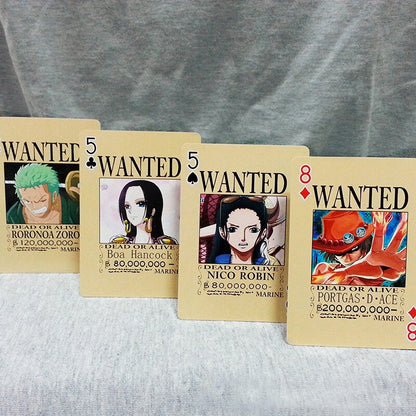 one piece wanted Cards
