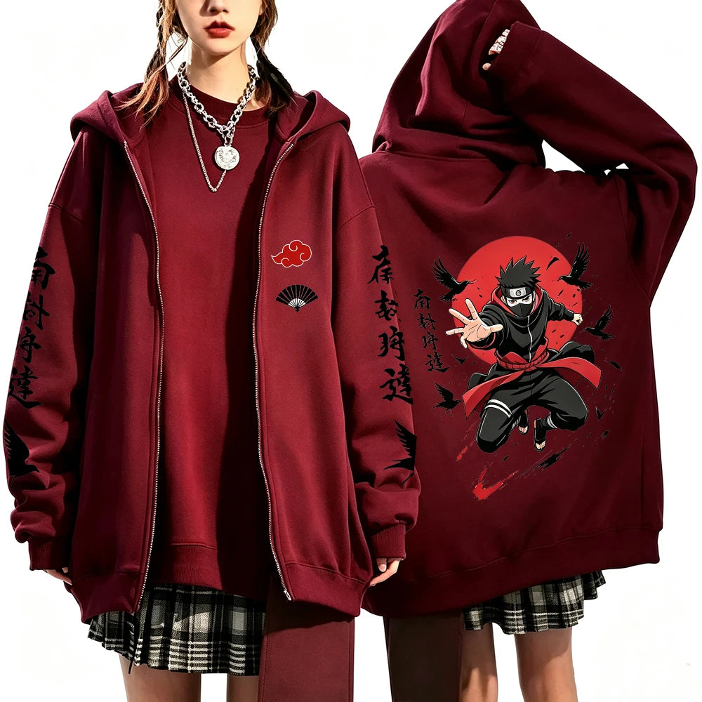 Obito Zip Up Hoodie