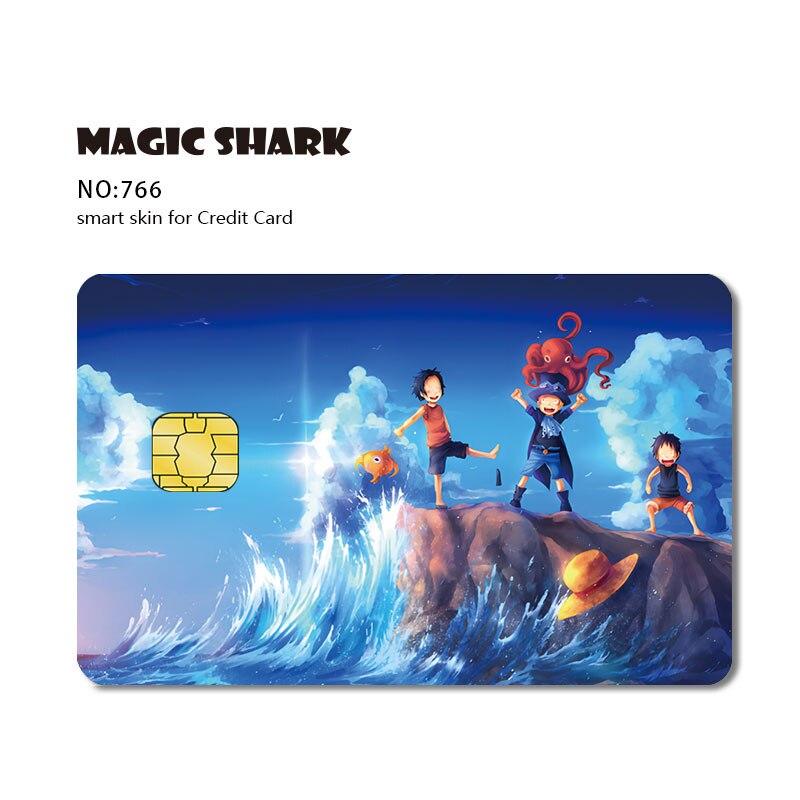 one piece card stickers