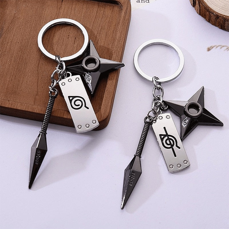 Naruto kunai Keychain Set