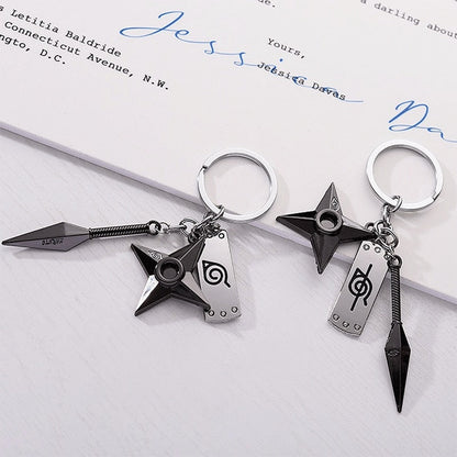 Naruto kunai Keychain Set