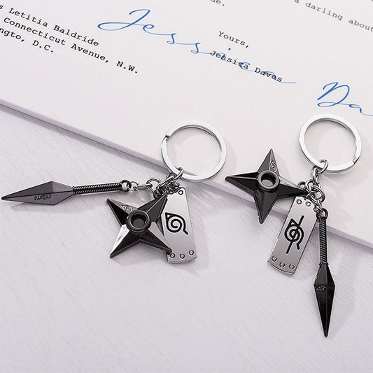 Naruto kunai Keychain Set