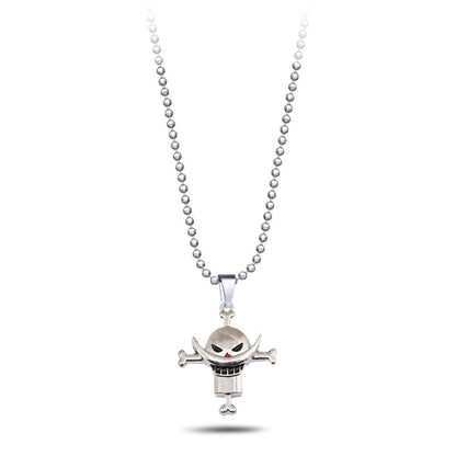 one piece silver necklace
