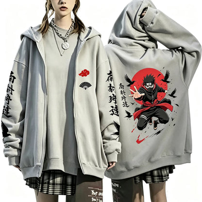 Obito Zip Up Hoodie