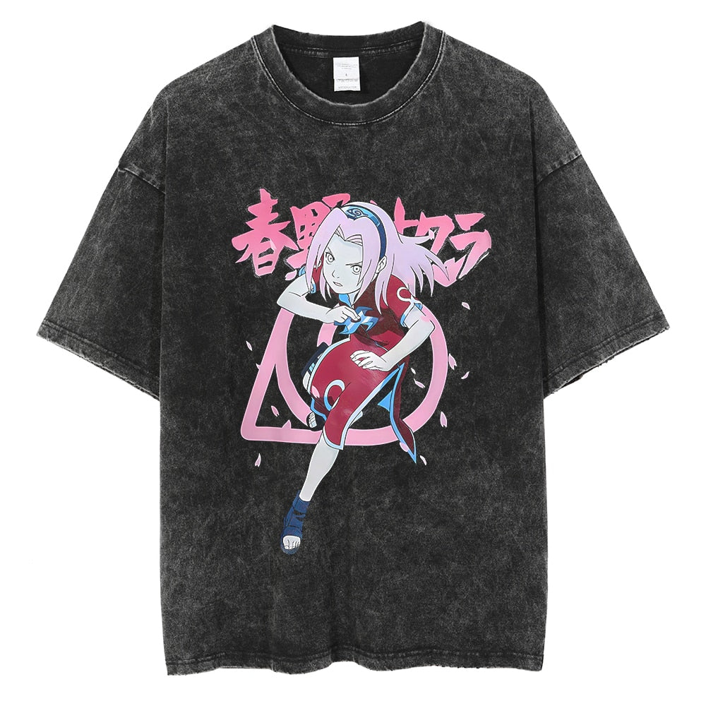 Vintage naruto Washed Tee