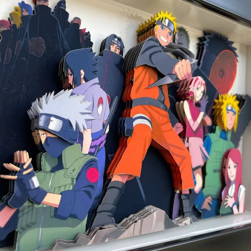 naruto 3d art piece