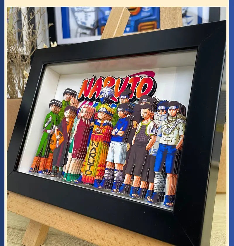 naruto 3d art piece