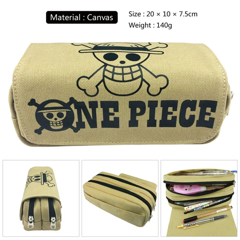 one piece School Pen Case