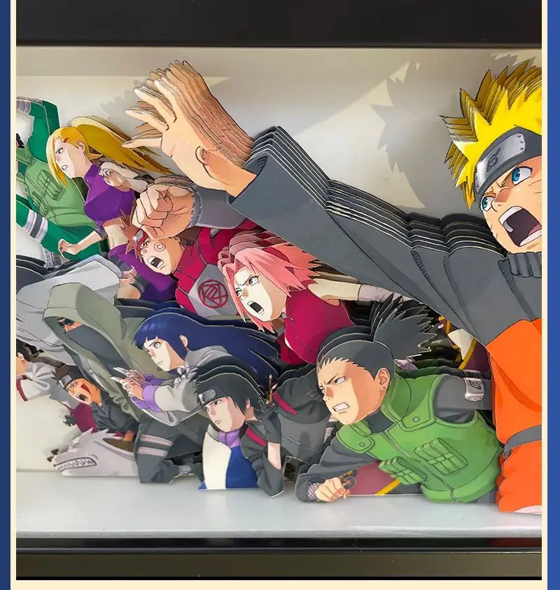 naruto 3d art piece