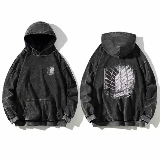 Attack On Titan Bleached Hoodie