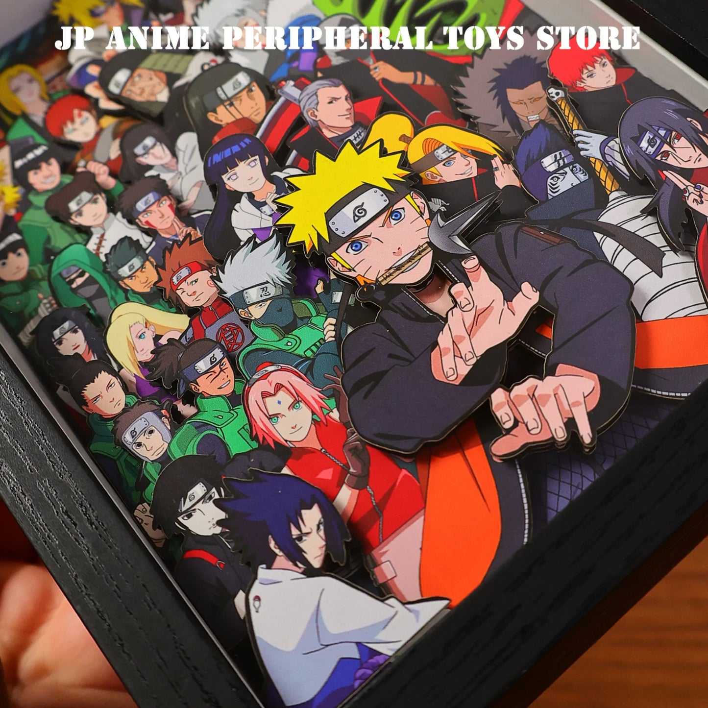 naruto ninja 3D art piece