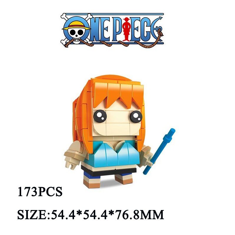 one piece building blocks characters