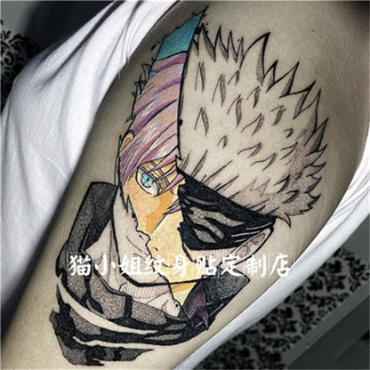 jujutsu kaisen temporary tattoo
