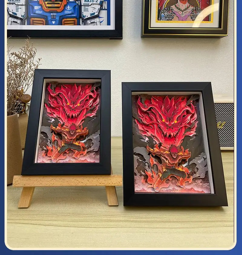 naruto 3d art piece