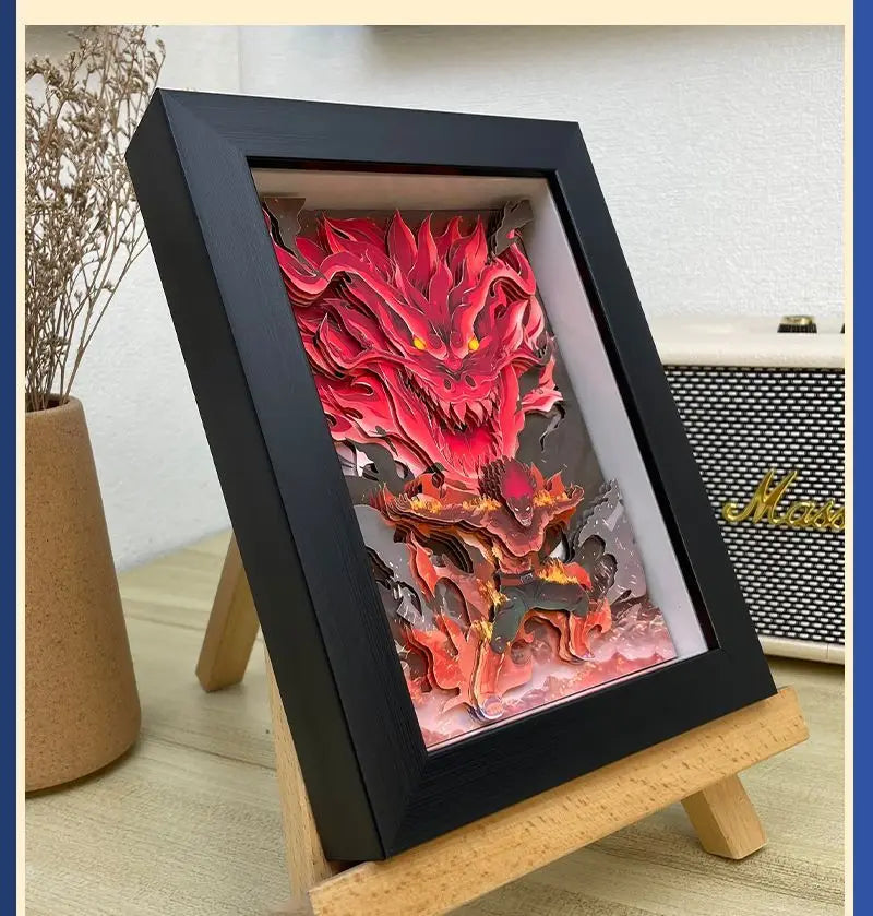 naruto 3d art piece