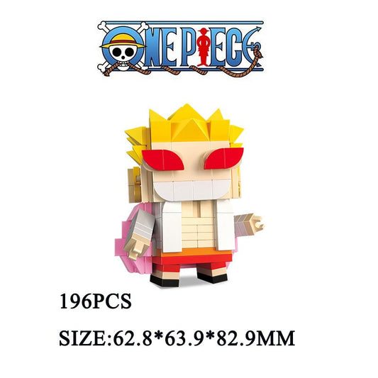 one piece building blocks characters