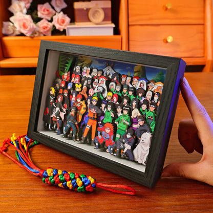 naruto ninja 3D art piece