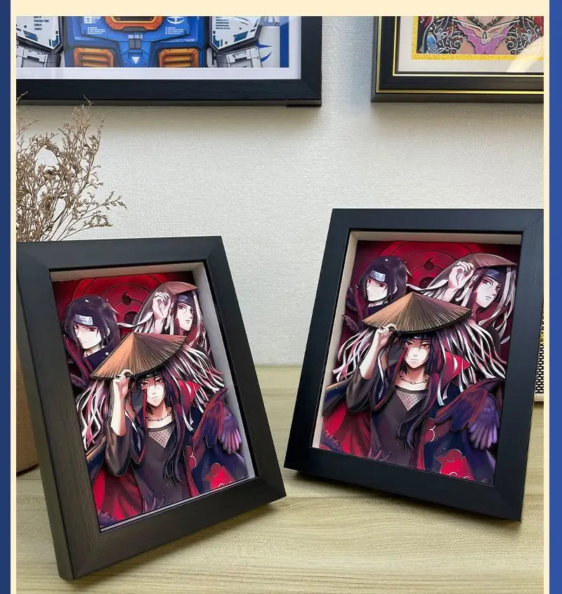 naruto 3d art piece