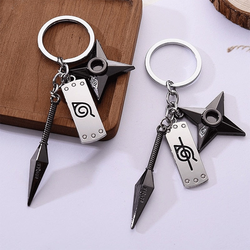 Naruto kunai Keychain Set