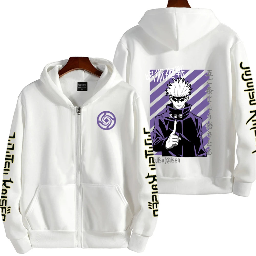 Gojo Satoru ZipUp Hoodie