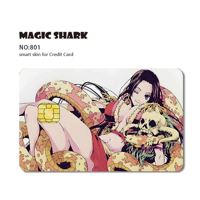 one piece card stickers