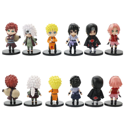 12-Piece naruto mini figure Set
