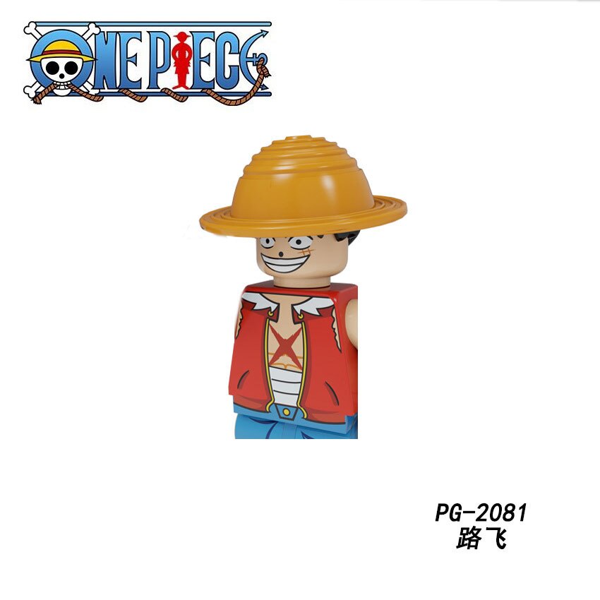 one piece building blocks characters