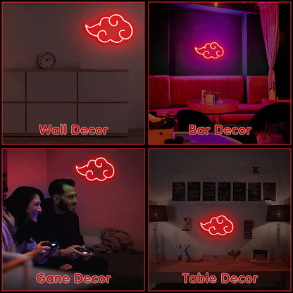 Akatsuki Cloud Neon Wall Art
