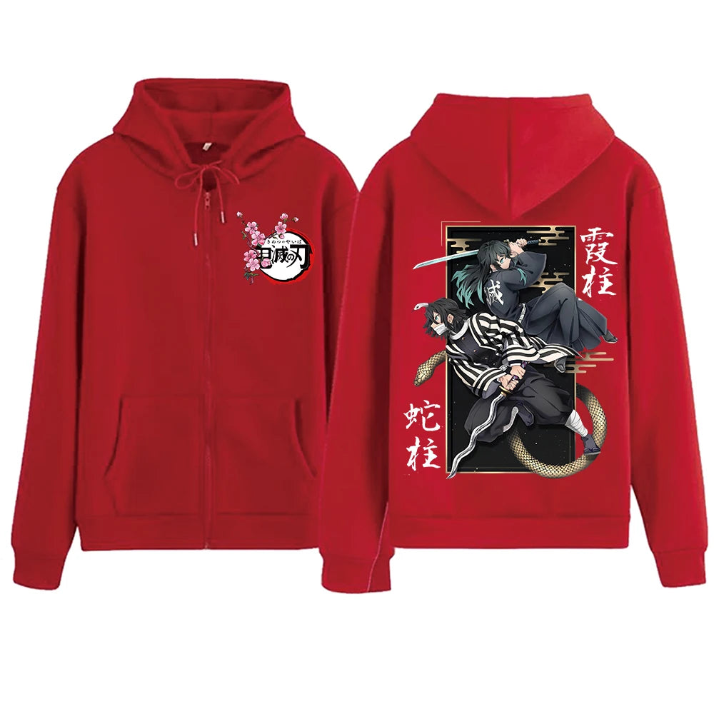 Obanai Zip Up Hoodie