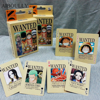 one piece wanted Cards