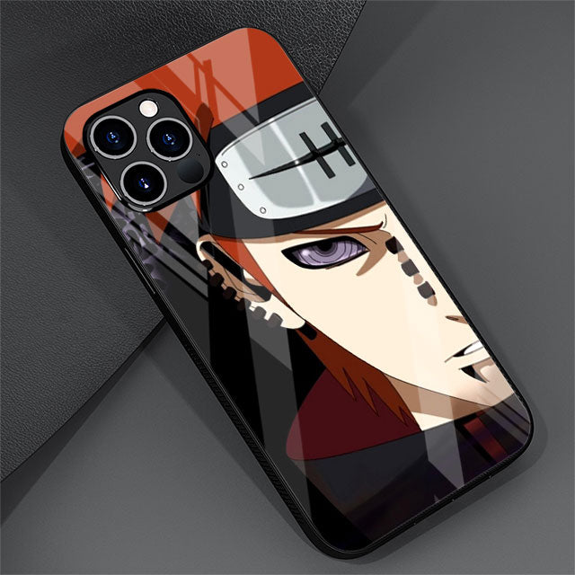 naruto reflective glass case