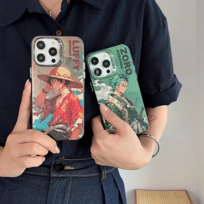 zoro and luffy phone case