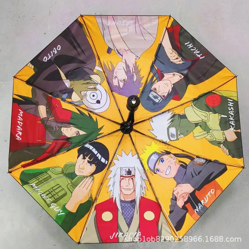 naruto yellow style umbrella